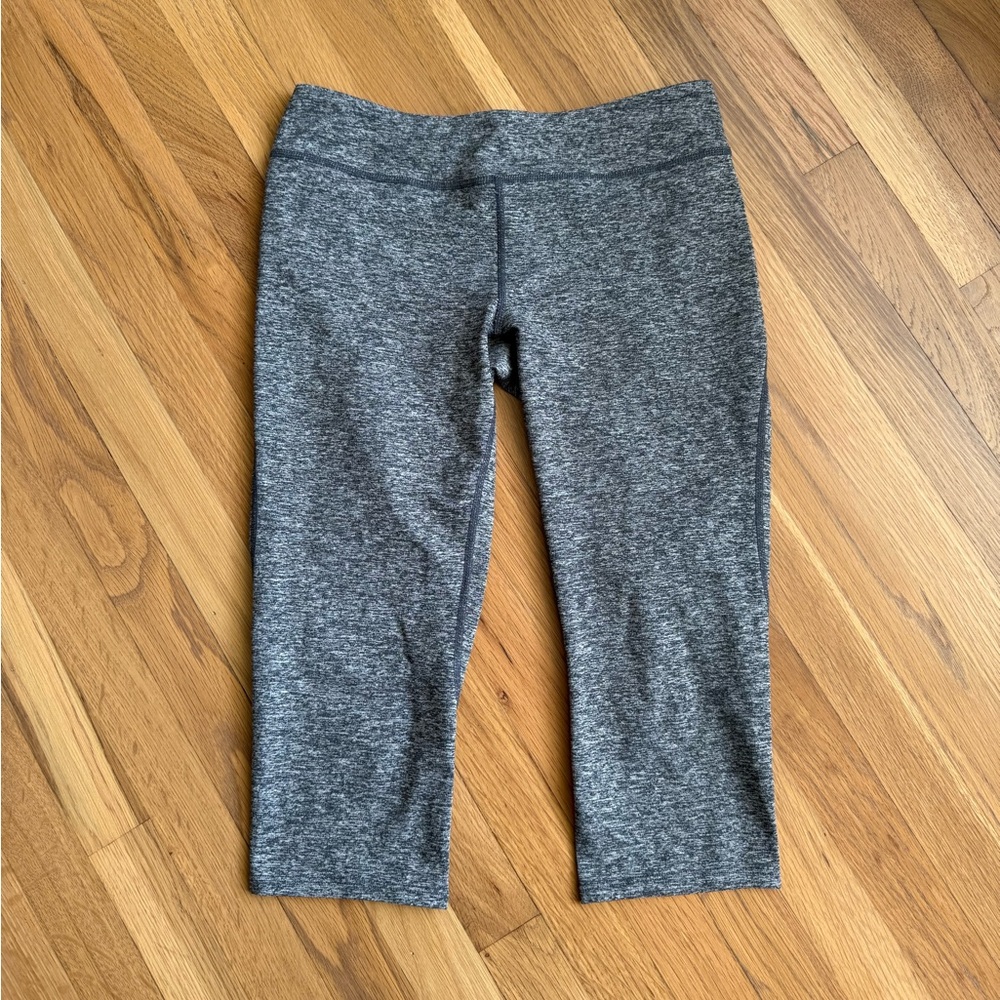Zella Girl Heather Gray Capri Leggings XL 14/16